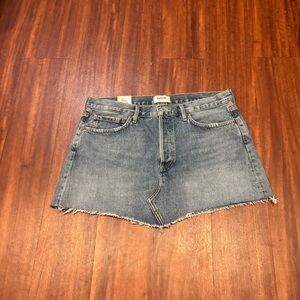 AGOLDE Parker Angled Hem Skirt